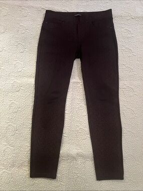 Liverpool Black Textured Ponte Skinny Trousers